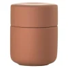 Ume krukke med lokk 8 cm terracotta