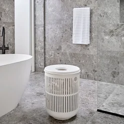 Ume skittentøykurv 54 cm hvit