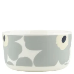 Unikko bolle 50 cl hvit/grå/sand/mørkblå