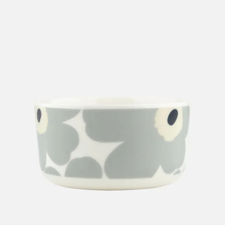 Unikko bolle 50 cl hvit/grå/sand/mørkblå