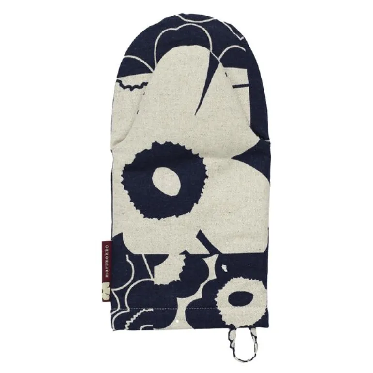 Unikko Kollaasi grytehanske beige/mørkblå