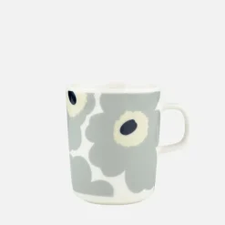 Unikko krus 25 cl hvit/grå/sand/mørkblå