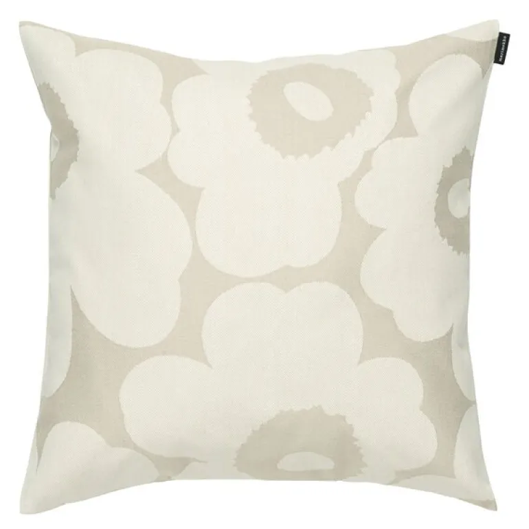 Unikko putetrekk 50x50 cm beige