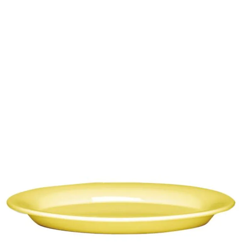 Ursula oval tallerken 28x18,5 cm gul