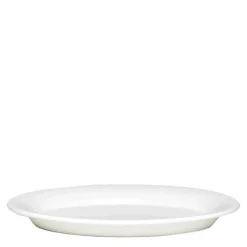Ursula oval tallerken 28x18,5 cm hvit