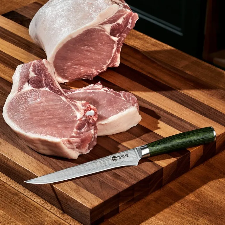 Utbeningskniv 15 cm damask