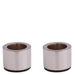 Uyuni lysestake 2 stk 2,3 cm sølv