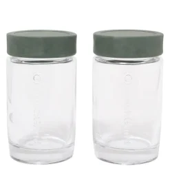 Vaasa krukke 10 cm 2 stk grønn