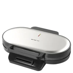 Vaffeljern dobbelt 1200W rustfritt stål