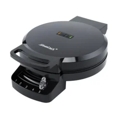 Vaffeljern enkelt hjerteformet Ø16,5 cm 1200W svart