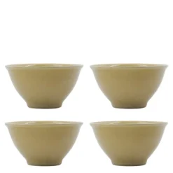 Vahé bolle 12 cm 4 stk gul