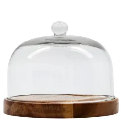 Vahé osteklokke 10 cm natur