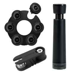 Vakuumforsegler mat og vin gaveeske svart