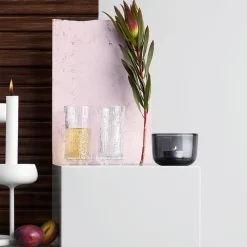 Valkea lyslykt 60 mm grå