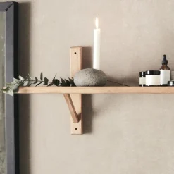 Valley lysestake 11x6 cm stein grå