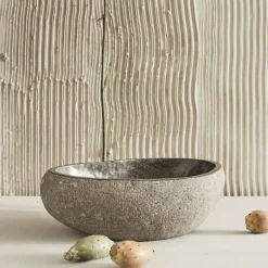 Valley skål 35 cm stein grå