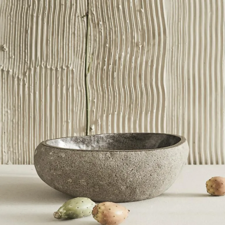 Valley skål 35 cm stein grå