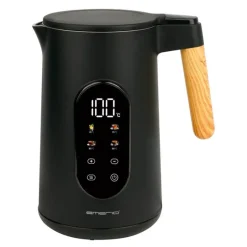 Vannkoker digital 1,7L svart/tre