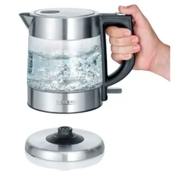 Vannkoker 2200W 1L stål/glass