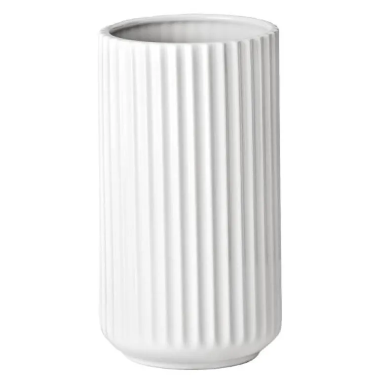 Vase 20 cm hvit