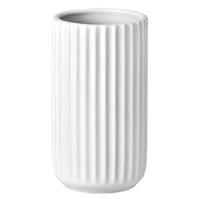Vase 15 cm hvit