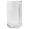 Vase 25 cm klar