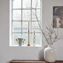 Vasilia dekorasjonsvase 39,5x29 cm råhvit