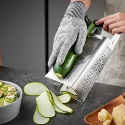 V-Cut 7-i-1 rivjern 12 cm stål/svart