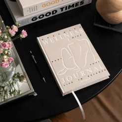 Velvære journal beige