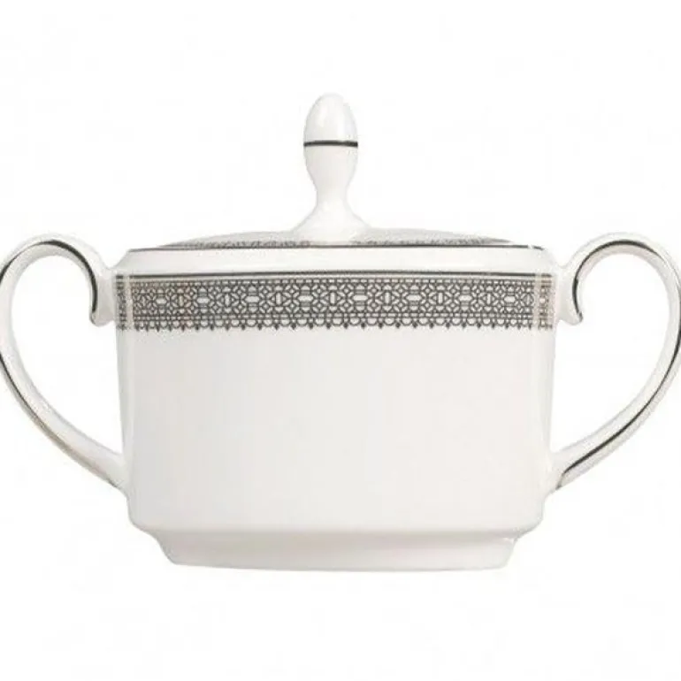 Vera Wang Lace platinum sukkerkopp 15 cm