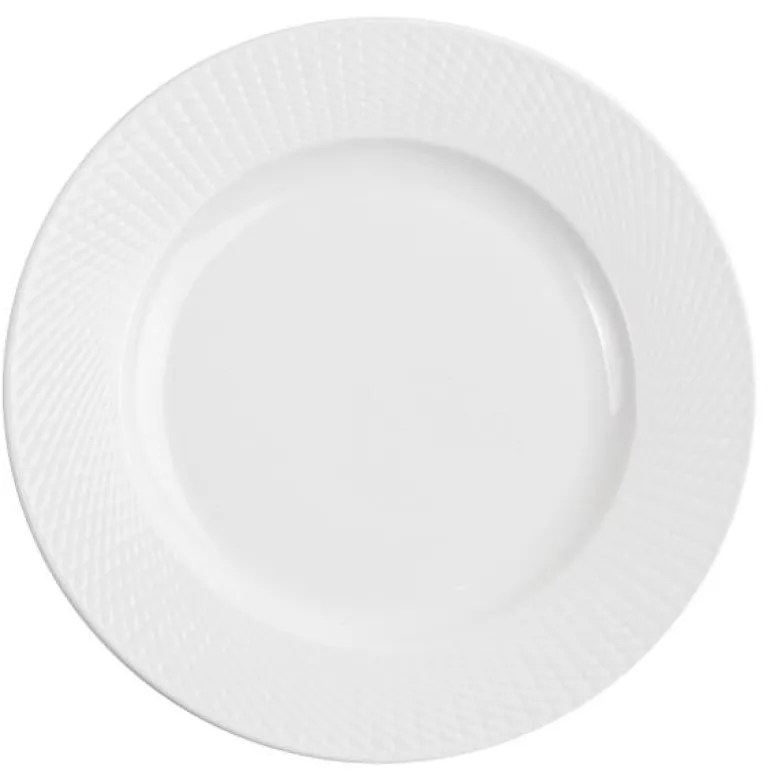 Victoria tallerken flat 20,5 cm hvit