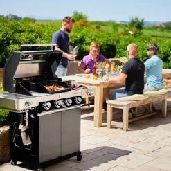 Videro G4-S Vario+ gassgrill 20500W svart