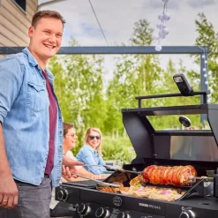 Videro Pro G4-S Vario+ gassgrill 20500W svart