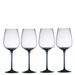 Vienna vinglass 53 cl 4 stk blå