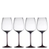 Vienna vinglass 53 cl 4 stk purple
