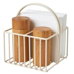 Vietta serviettholder 19x18 cm rainy day grey