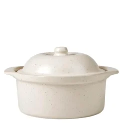 Vig ildfast form m/lokk 20,5x24x8,5 cm beige