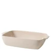Vig ildfast form 40x26x8 cm beige