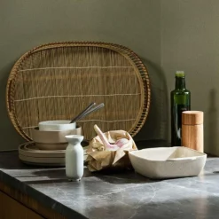 Vig ildfast form 40x26x8 cm beige