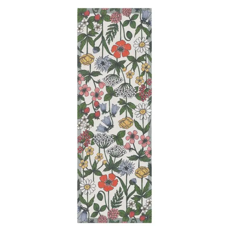 Villblomster løper 35x100 cm