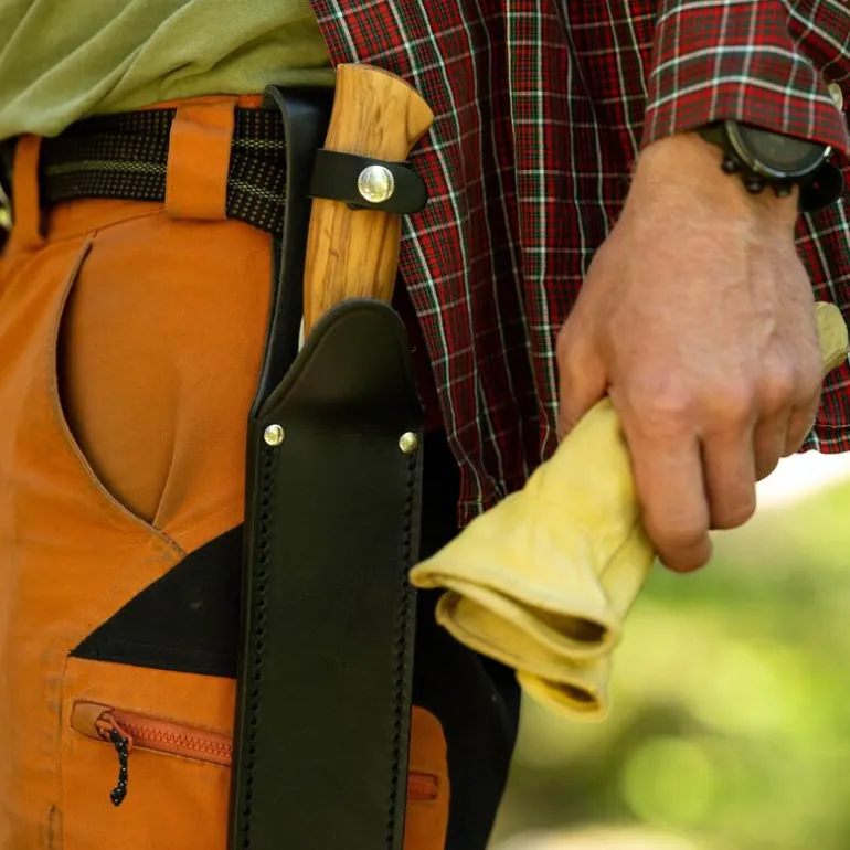 Villmarka stor kniv 36 cm oliventre