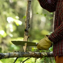 Villmarka stor kniv 36 cm oliventre