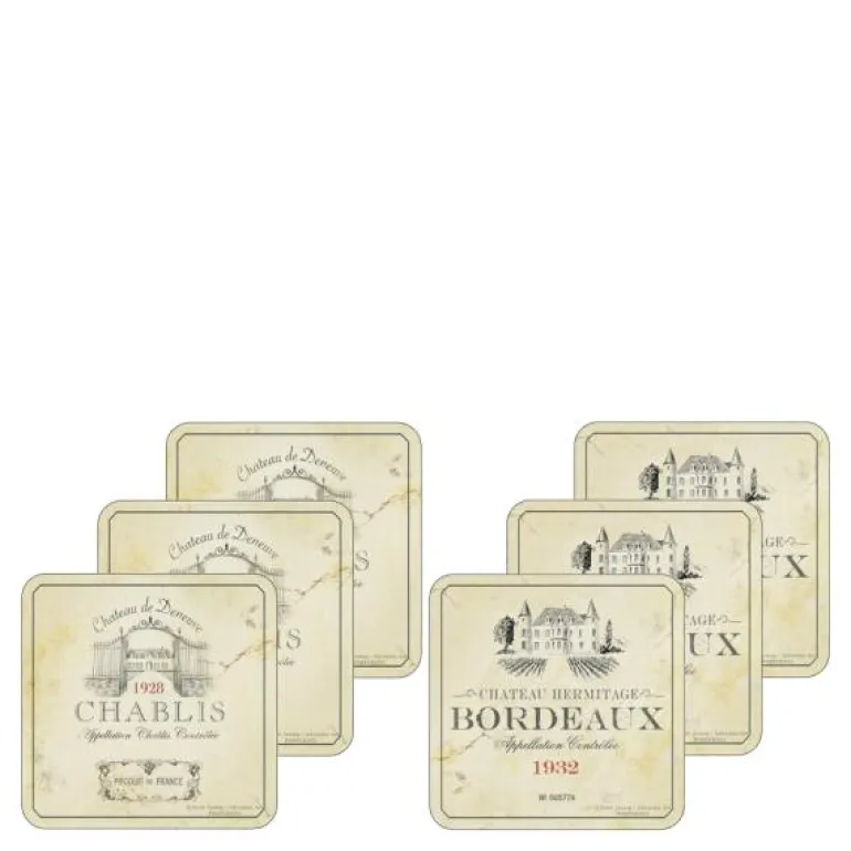 Vin de france glassunderlag 6 stk