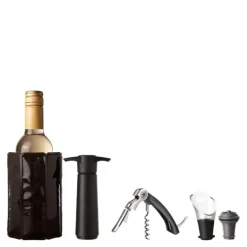 Vin Original sett 5 deler svart/sølv