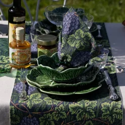 Vine serviett 35x35 cm grønn