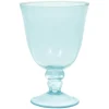 Vinglass 15,5 cm lys blå