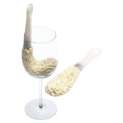 Vinglassbørste med håndtak