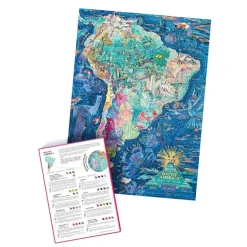 Vinpuslespill Sør-Amerika 1000 brikker