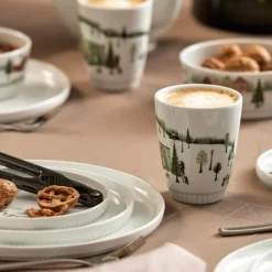 Vinter krus 27 cl Ildfast porselen hvit