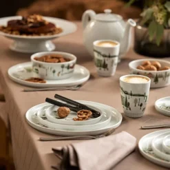 Vinter skål rett kant 14 cm 0,5L Ildfast porselen hvit